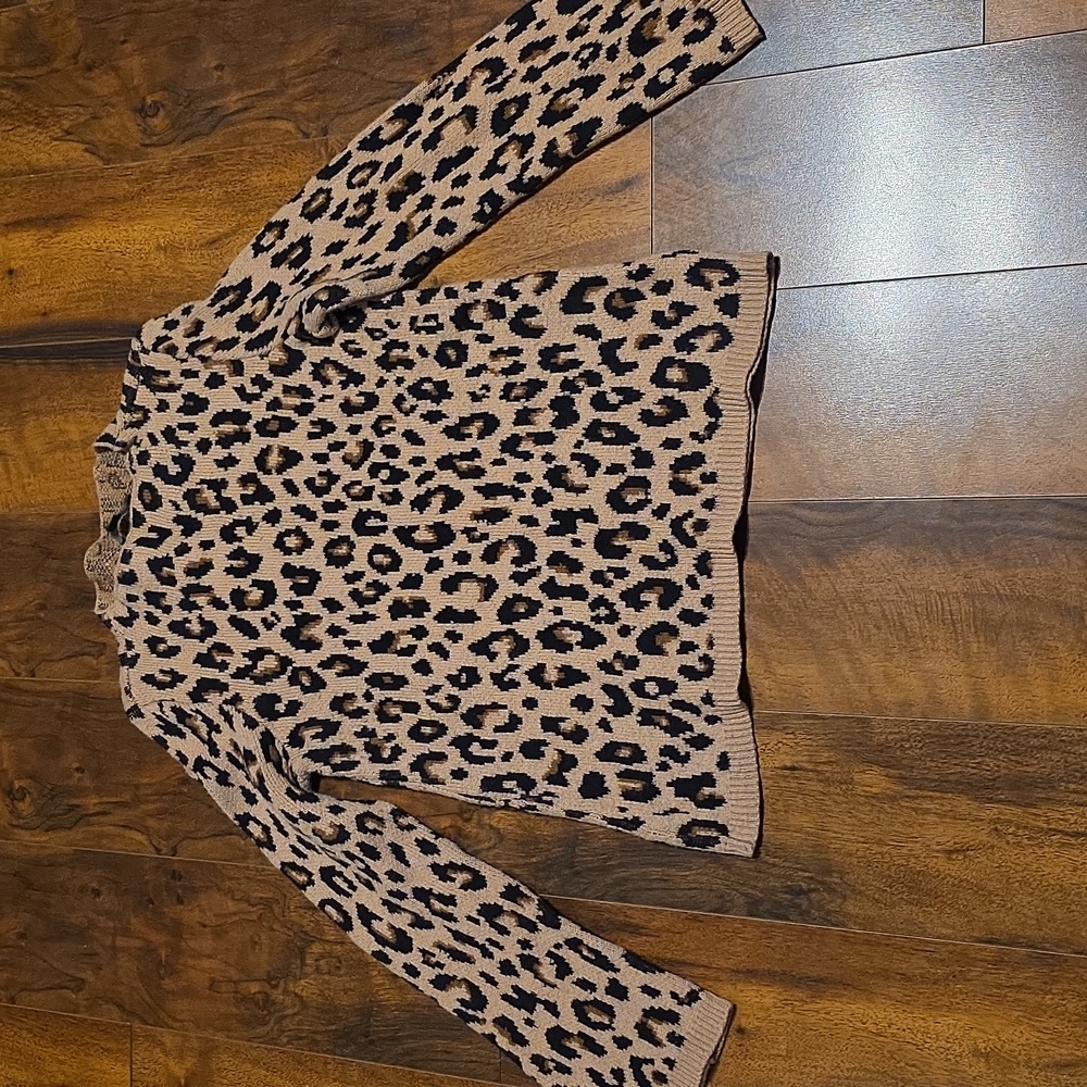 Leopard Print Sweater - Picture 1 of 3